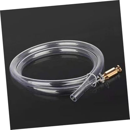 BESTOYARD 1set Automatic Siphon Pump Transfer Hose for Oil and Water Extraction Complete Kit Clamp and Connector for Automotive Maintenance