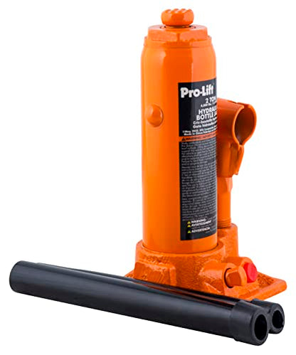 Pro-Lift 2 Ton Hydraulic Bottle Jack - Portable Car Jack 4000 Lbs Capacity with Pump Handle for Car Sedans SUV