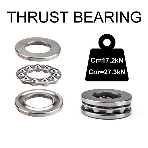 3mirrors Harmonic Balancer Installer Crank Compatible with GM 1997-Up LS Engines, Crankshaft Installation Crank Pulley Installer w/Thrust Bearing w/Lifting Hook