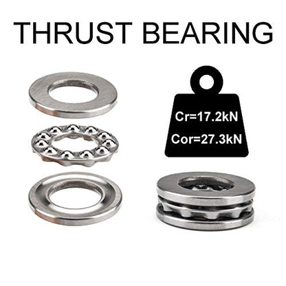 3mirrors Harmonic Balancer Installer Crank Compatible with GM 1997-Up LS Engines, Crankshaft Installation Crank Pulley Installer w/Thrust Bearing w/Lifting Hook