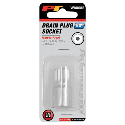 Performance Tool W80682 Tamper Proof Drain Plug Socket - style: VW Tamper Proof Socket