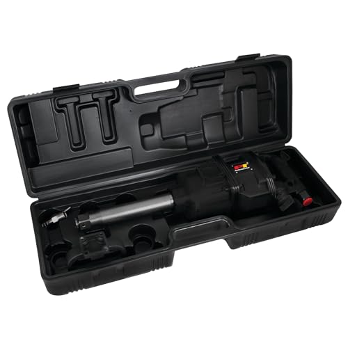 Performance Tool M634 1-Inch Heavy Duty 1-Inch Air Impact Wrench Gun Long Shank Commercial Truck Mechanics w/Case & 6-Inch Anvil - size: 1" Heavy Duty