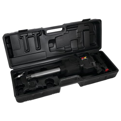 Performance Tool M634 1-Inch Heavy Duty 1-Inch Air Impact Wrench Gun Long Shank Commercial Truck Mechanics w/Case & 6-Inch Anvil - size: 1" Heavy Duty