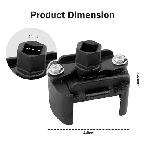 OFBAND Oil Filter Wrench Tool,Adjustable Oil Filter Removal Tool Fit for 2.36-3.15 inch Engine Oil Filter,Car Accessories Oil Filter Remover Tool