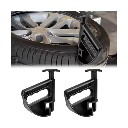 Bittwee 2PCS Car Tire Changer, Nylon Vehicle Tire Bead Clamp Drop Center Tool, Heavy Duty Automotive Rim Pry Tire Changer Wheel Changing Helper Accessories, Universal for Most Cars