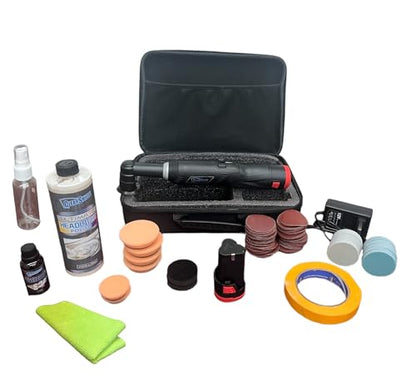 Clearshield Headlight Restoration Kit with Car Buffer Polisher - Professional Headlight Restorer Kit and DIY Headlight Cleaner - Restore Head Light Lens to New Condition - 50+ Cleanings