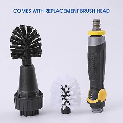 Auto Cleaning Wheel Brush Car Detailing Spinning Brushes Rotary Cleaning Brush for Scrub Wash Tires Grills Bike Motorcycle Wheels