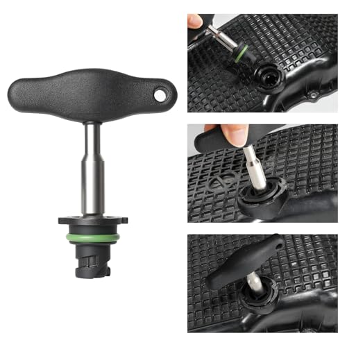 Oil Drain Plug 7 Pack Kit Compatible with GM Chevrolet Cadillac 2019-2021 Oil Pan Drain Plug with Oil Drain Plug Removal Tool Replace 12713651 55498782