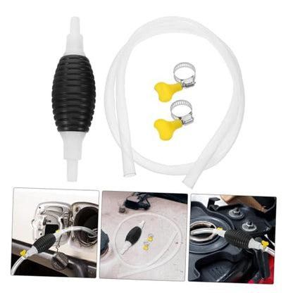 Ciieeo 1Set Manual Siphon Pump Kit with Hose for Gas Oil Transfer Fuel Pump for Automotive and Household Use Convenient Liquid Sucker Tool for Easy Operation