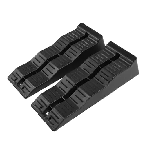 Ymiko RV Blocks RV Leveling Ramps 11000LBS Load Capacity - Duty Leveler Wheel Chock Set for, Travel Trailer, and Campers