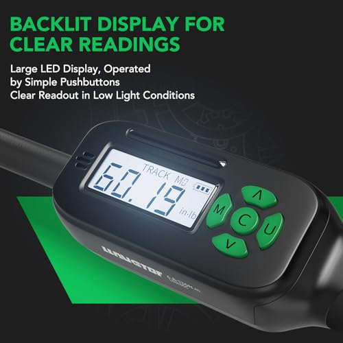 3/8 Inch Digital Torque Wrench, 2.2-44.3 Ft-lbs/3-60Nm, Buzzer and LED Notification, Small Electronic Torque Wrench for Motorcycles - size: 2.2-44.3 ft-lb/3-60 Nm