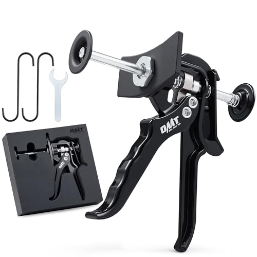 OMT Single Dual Brake Caliper Compressor for Brake Pads Black | Heavy Duty Single Dual Piston Action, Fits Most Cars, Trucks, ATVs, UTVs, SUVs, 377 lb Force, Aluminum & Steel - style: Single&Dual Piston