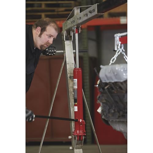 Strongway 3-Ton Long Ram Hydraulic Jack, Single Piston, Clevis Base | Controlled lifting, Stable support, Shop and garage use, Easy positioning, Durable construction, Easy setup