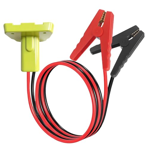Jumper Cables Adapter Compatible with Ryo.bi 18V Batteries, Silicone Wire 8AWG 2FT Portable Battery Jump Starter Starting Using Tool for Car SUV Truck, Temperature Resistance 392℉(200℃) - size: 2FT