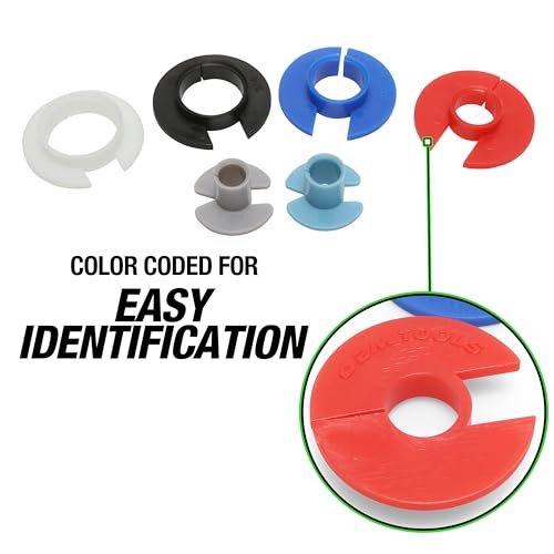 OEMTOOLS 25052 Air Conditioning/Fuel Line Disconnect Tool Set, 6 Pieces, Multicolor Plastic Gas and AC Line Removal Tool Kit for Quick Disconnect - style: AC/Fuel Line Sizes (5/16"–7/8")