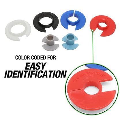 OEMTOOLS 25052 Air Conditioning/Fuel Line Disconnect Tool Set, 6 Pieces, Multicolor Plastic Gas and AC Line Removal Tool Kit for Quick Disconnect - style: AC/Fuel Line Sizes (5/16"–7/8")