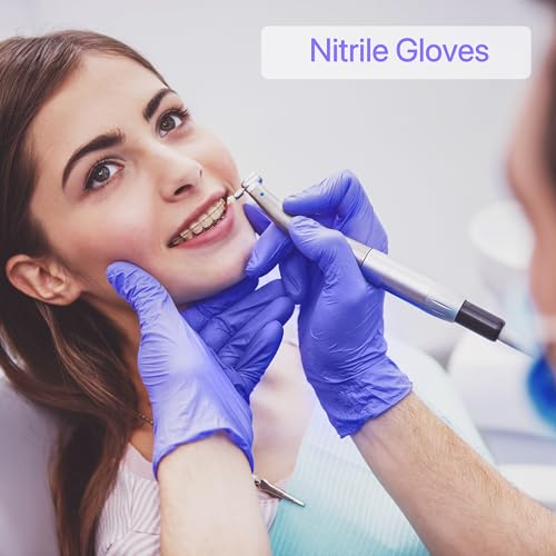 PElPU Nitrile Gloves, Disposable cleaning, Powder Free, Latex Free, Non-Sterile Protective Gloves - size: Small (Pack of 100)