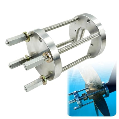 K813 Boat Prop Puller for 3 & 4 Blade, Marine Propeller Puller Kit, Heavy-Duty Boat Propeller Removal Tool Upgrade from K812, for 1-1/2" to 2" Prop Shafts, for Hub up to 3.75" 3-Blade, 4.125" 4-Blade