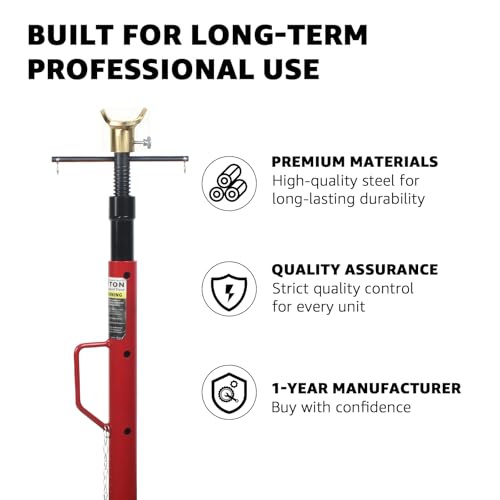 BESTOOL 1.5-Ton (3000Ibs) Underhoist Support Stand with Handle, Adjustable Height 30.7'' to 70.8'', Multi-Functional Topped Adapter, Easy Switching, Supporting Vehicle Components（US Patented） - color: 1.5 Ton Underhoist Stand
