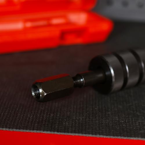 ABN Diesel Injector Puller Tool with Slide Hammer, Common Rail Injector Remover w/ M8, M12, M14 Thread Adapter