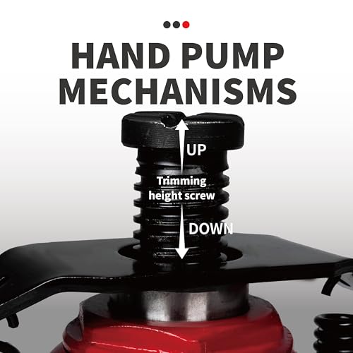 Maxority 20-Ton (40,000 LBs) Air Hydraulic Pneumatic Quick Lift Car Bottle Jack with Aluminum Alloy Pump and Manual Hand Pump for Auto Repair and House Lift