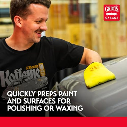 Griot's Garage Fine Surface Prep Mitt for Car Detailing, Clay Bar Alternative, Auto Cleaning Tool for Paint, Glass, Chrome, and Plastic, 10678