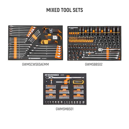 GEARWRENCH 791 Piece Master Mechanics Tool Set in Premium Modular Foam Trays with GSX Mobile Tool Storage | MEGAMODPRO - style: 791 Piece