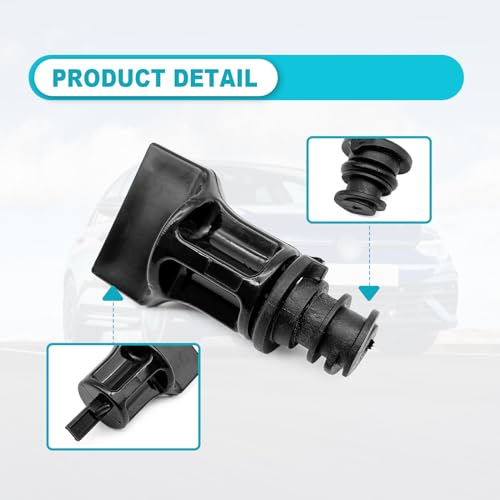 6 pack Oil Drain Plug And 1 pack oil drain removal tool compatible with Volkswagen 1.8L 2.0L Petrol replacement for Audi Golf Passat, OEM# 06L103801
