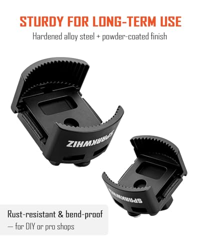 SPARKWHIZ Oil Filter Removal Tool, 60-80 mm & 80-105 mm Adjustable Oil Filter Wrench, 1/2" & 22 mm Drive Universal Oil Filter Wrench Set
