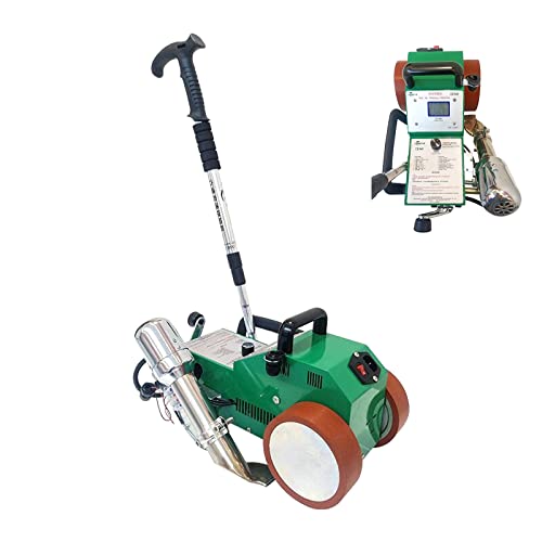 TECHTONGDA Automatic Hot Air Welder 110V PVC Banner Welding Machine Heat Jointer Plastic Fabric Welder Seamless Splicing Machine with Welding Thickness 0.2-2mm for Advertising Cloth Banner Fabric PVC