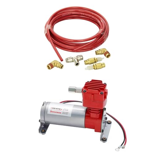 TrendsAuto Firestone Airide Ride-Rite Heavy Duty Air Compressor with Air Line Kit | Usage for 8-Lug Trucks, Trailers Larger than 20' & Slide-In Campers | Includes TrendsAuto Decal | 9499 2012 - size: Heavy Duty
