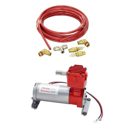 TrendsAuto Firestone Airide Ride-Rite Heavy Duty Air Compressor with Air Line Kit | Usage for 8-Lug Trucks, Trailers Larger than 20' & Slide-In Campers | Includes TrendsAuto Decal | 9499 2012 - size: Heavy Duty