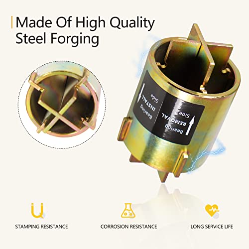 Front/Rear Wheel Bearing Install and Removal Press Tool Kit Compatible with Polaris Sportsman XP 550 850 1000, Compatible with Ranger 500 570 700 800 900 1000, Compatible with RZR 570 900 1000