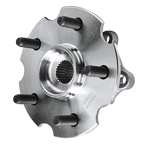 Detroit Axle - AWD Pair Rear Wheel Bearing Hubs Assembly for Toyota RAV4 2006-2018, Lexus NX300h 2015-2019, NX300 2018-2019, NX200t 2015-2017, 5 Lugs w/ABS Wheel Bearing Hubs Replacement - style: 512374 x2/Pair