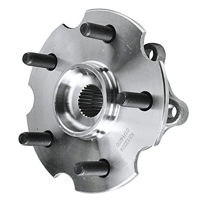 Detroit Axle - AWD Pair Rear Wheel Bearing Hubs Assembly for Toyota RAV4 2006-2018, Lexus NX300h 2015-2019, NX300 2018-2019, NX200t 2015-2017, 5 Lugs w/ABS Wheel Bearing Hubs Replacement - style: 512374 x2/Pair