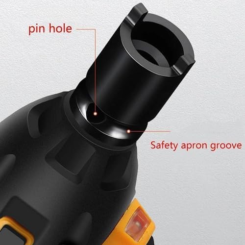 2Pcs Black Angle Grinder Socket Wrench Forged Socket Pressure Pistol Grip Air Angle Die Grinder Accessories Socket for Ratchet Wrenches Socket Polisher Plate Removal Angle Grinder Tool