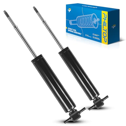 PHILTOP Front Complete Struts Shock Absorber for Express 1500, Yukon, Tahoe, T100, Savana 1500, C2500, C1500 Suburban, Quick Suspension 32224 * 2, Struts with Coil Spring Assemblies SAA00W 2 PCS - size: 1988-2000 Chevrolet C2500 Front