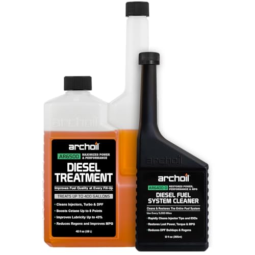 Archoil Diesel Fuel System Kit - AR6400-D (12 oz) + AR6500 (40 oz) - Complete Restoration For All Diesel Engines, Injector Cleaner, Lubricity Improver, DPF & Turbo Deposit Control, Cetane Booster