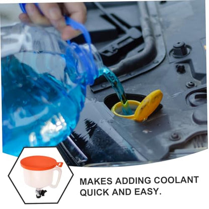 Amosfun 1Set Coolant Filling Kit Spill Funnel Tool for Radiator and Cooling System for Effortless Oil Handling Efficient Automotive Maintenance