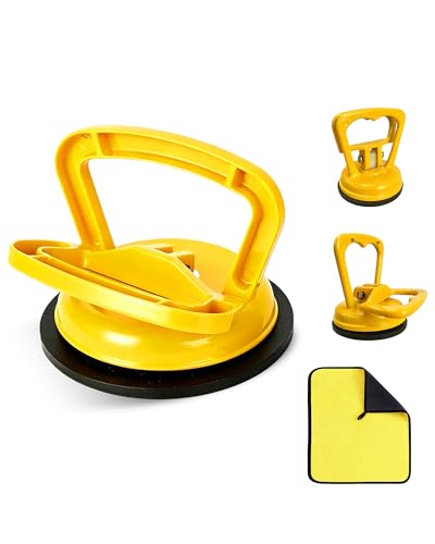 3 Pack Metal Dent Puller Kit, ,Aluminum Car Dent Repair Kit,Heavy Duty Dent Remover Tool for Car, Essential Paintless Dent Removal Kit for Hail and Dings（1pcs Large + 2pcs Small Suction Cups） - color: G/3PCS Metal Suction Cup