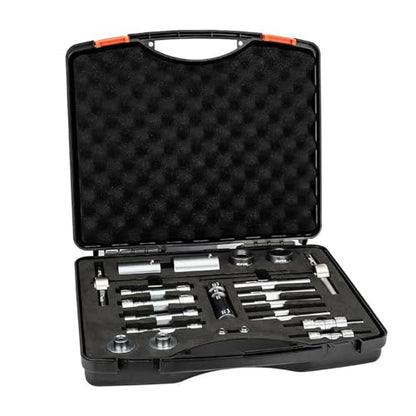 KQFCAZRE Bicycle Bearing Press Set, Easy to Install Turning Point for Wheels Hub Universal Cycle Bearing Press Set, Bicycle Maintenance Tool Kit Set with Storage Case for Bike
