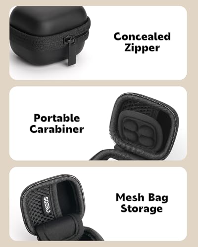 Case for FIXD Car Diagnostic Tool, Bluetooth OBD2 Scanner Diagnostic Tool Mini Compact Portable Storage Bag, Shockproof Waterproof (Only Case) (Black) - color: Black