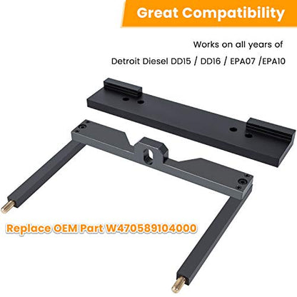 For Detroit Diesel DD15 DD16 Camshaft Timing Tool Kit TDC Locating Pin W470589104000 W470589001500 Engine Service Kit TDC Locating Pin Also For DD13 Locking & Cam Timing Tools for EPA07 EPA10
