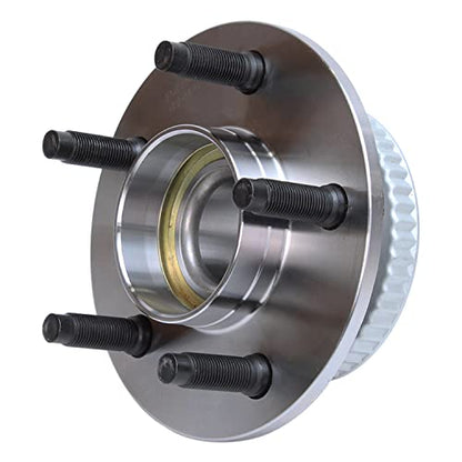 Detroit Axle - 2 Front Wheel Bearing and Hubs Assembly with ABS Ring & 5-Lug for Ford Crown Victoria 1992-1997, Lincoln Town Car 1991-1997, Mercury Grand Marquis 1992-1997 - style: 513104 x2/Pair