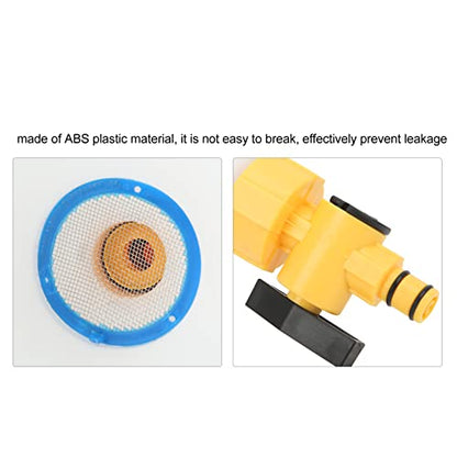 Radiator Coolant Funnel Kit, Spill Proof Coolant Funnel with Brass Flow Valve and Air Bleeder Line for, Includes Built in Handles and 3