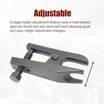 Universal Ball Joint Separator Tool, Removal Tool Compatible with Separating Arms, Tie Rods, and Ball Joints on Cars, Trucks, ATVs, Adjusts from 1-1/2"to 1-7/8"
