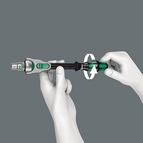 Wera 05004076001 8100 SC 6 Zyklop Metric Speed Ratchet Set, 25 Piece, 1/2" Drive