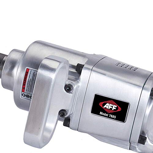 AFF 1" Square Drive D-handle Air Impact Wrench with 6" Extended Anvil, 4,000 RPM, 21-1/4" OAL, 7685