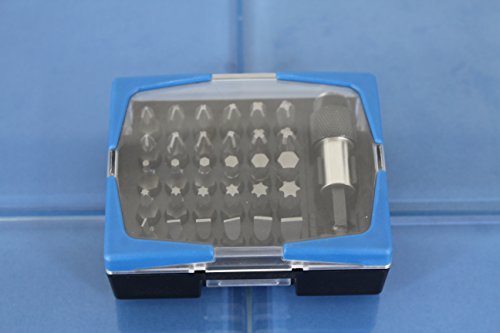 TEMO 31 pc Impact Ready Security Screwdriver Bit Set Kit with Quick Release Chuck - size: 31 Piece Set