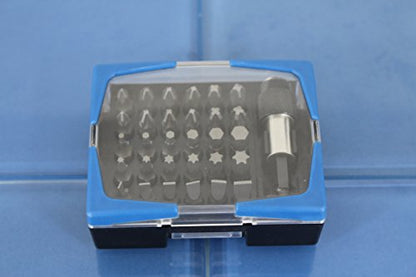 TEMO 31 pc Impact Ready Security Screwdriver Bit Set Kit with Quick Release Chuck - size: 31 Piece Set